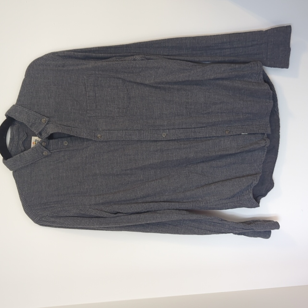 Marine later grey button down